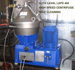 Alfa Laval LAPX 404 Clarifier Centrifuge for fermentation, cell harvesting, broth clarification, cell debris separation for biotech, pharmaceutical, chemical and specialty pilot plant, laboratory scale up and production separation and purification applications.